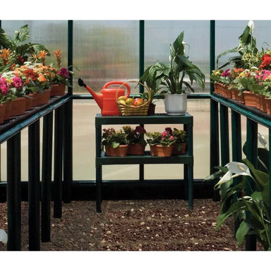 Palram - Canopia Two Tier Staging Work Bench - Green | HG2002 - The Greenhouse Pros