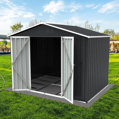 Sheds Outdoor Storage Shed Patio Lawnmower Tool Outdoor Metal Shed for Backyard Lawn Garbage Can Booth Garden Buildings Supplies - The Greenhouse Pros