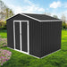 Sheds Outdoor Storage Shed Patio Lawnmower Tool Outdoor Metal Shed for Backyard Lawn Garbage Can Booth Garden Buildings Supplies The Greenhouse Pros