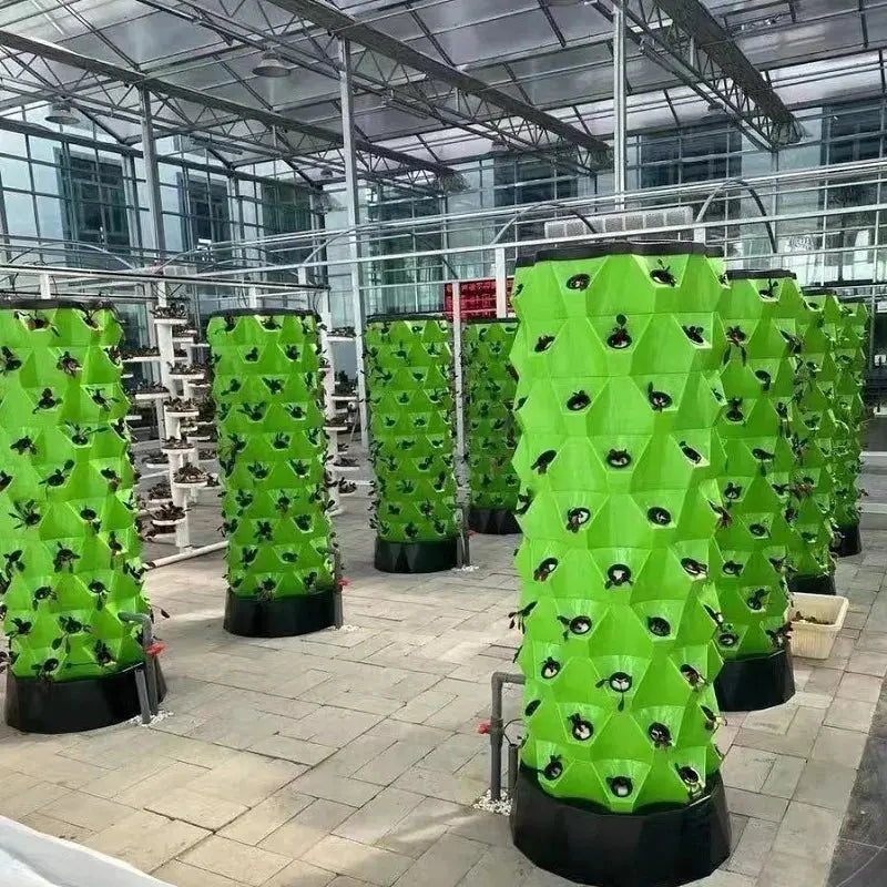 Vertical Hydroponics System Pineapple Tower Intelligent Planter Aeroponic  Garden Greenhouse for Vegetable Flower Herb My Store