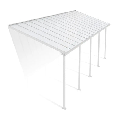 Palram - Canopia Olympia 10' x 28' Patio Cover - White/White | HG8828W - The Greenhouse Pros