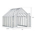 8x10 foot walk-in greenhouse, heavy-duty cultivation room with sliding door, garden planting house, vegetable breeding house - The Greenhouse Pros