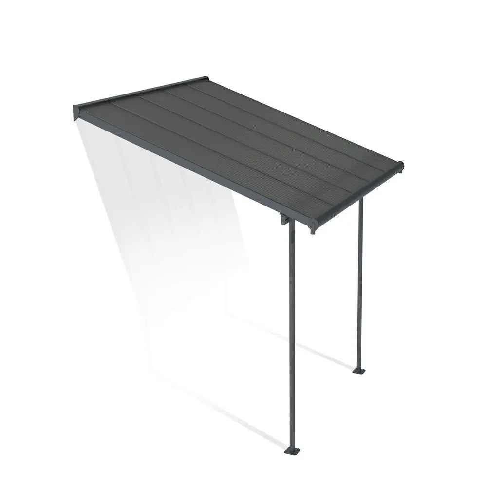 Palram - Canopia Sierra 10' x 10' Patio Cover - Gray/Bronze | HG9076 - The Greenhouse Pros