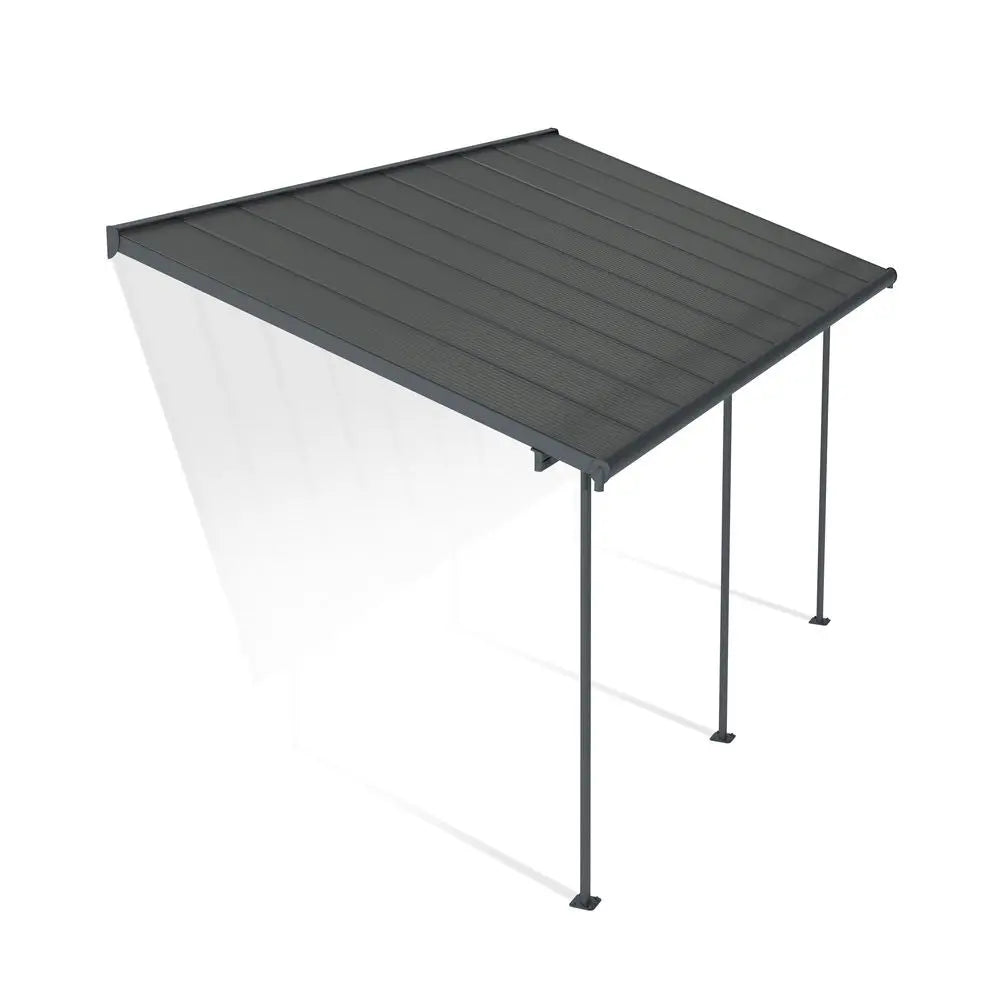 Palram - Canopia Sierra 10' x 20' Patio Cover - Gray/Bronze | HG9079 - The Greenhouse Pros