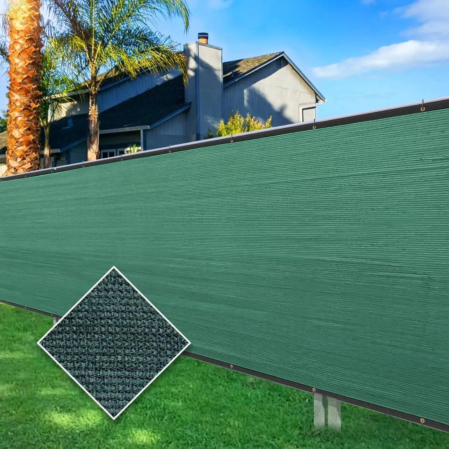 Green Fence Privacy Screen - Outdoor Privacy Solution - The Greenhouse Pros