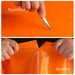 Orange Flame Retardant PVC Coated Tarpaulin - The Greenhouse Pros