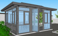 Luxury Aluminum Frame Outdoor Gazebo Sun Room Glass House for outdoor Living - The Greenhouse Pros