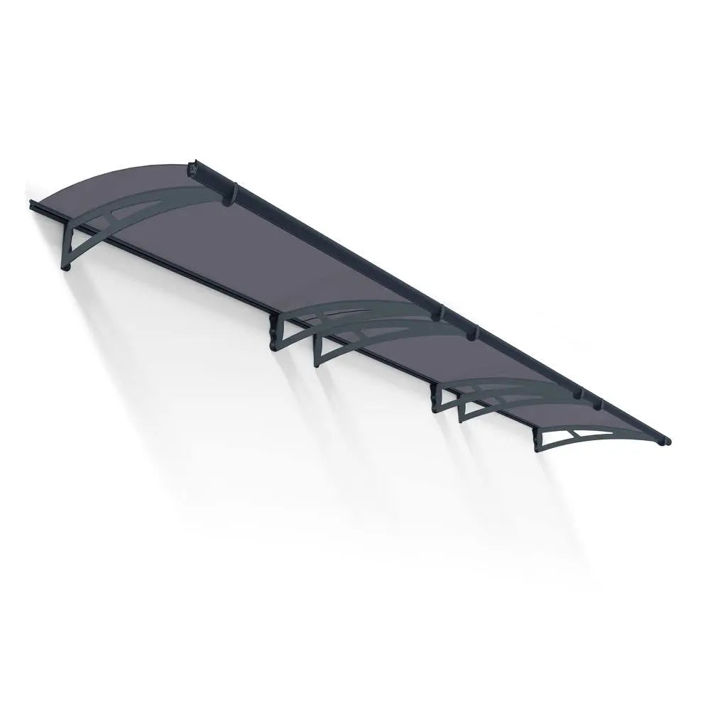 Palram - Canopia Aquila 4500 15' x 3' Awning - Solar Gray | HG9506 - The Greenhouse Pros