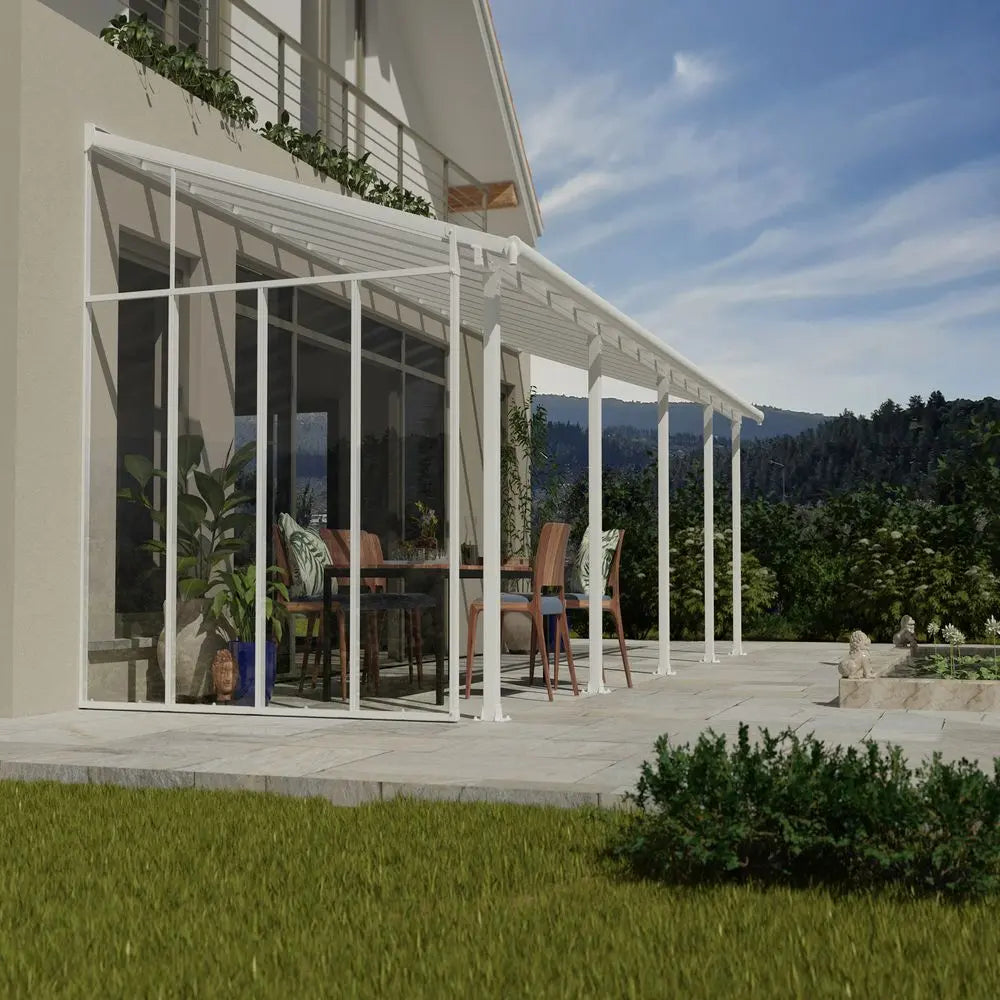 Palram - Canopia Feria 10' Patio Cover Sidewall Kit - White | HG9005 Palram