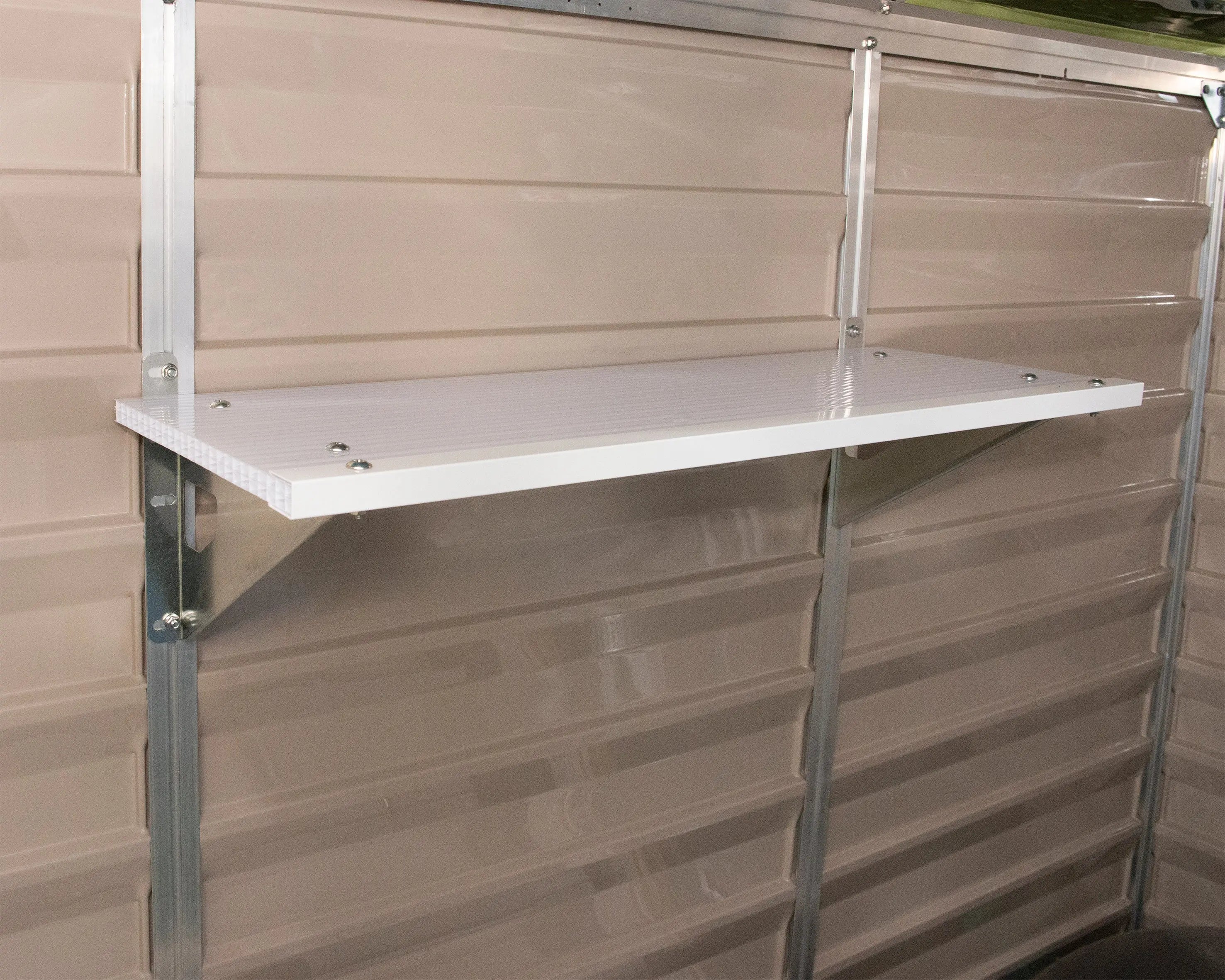 Palram - Canopia Rubicon and SkyLight Shed Storage Shelf | HG1054 Palram