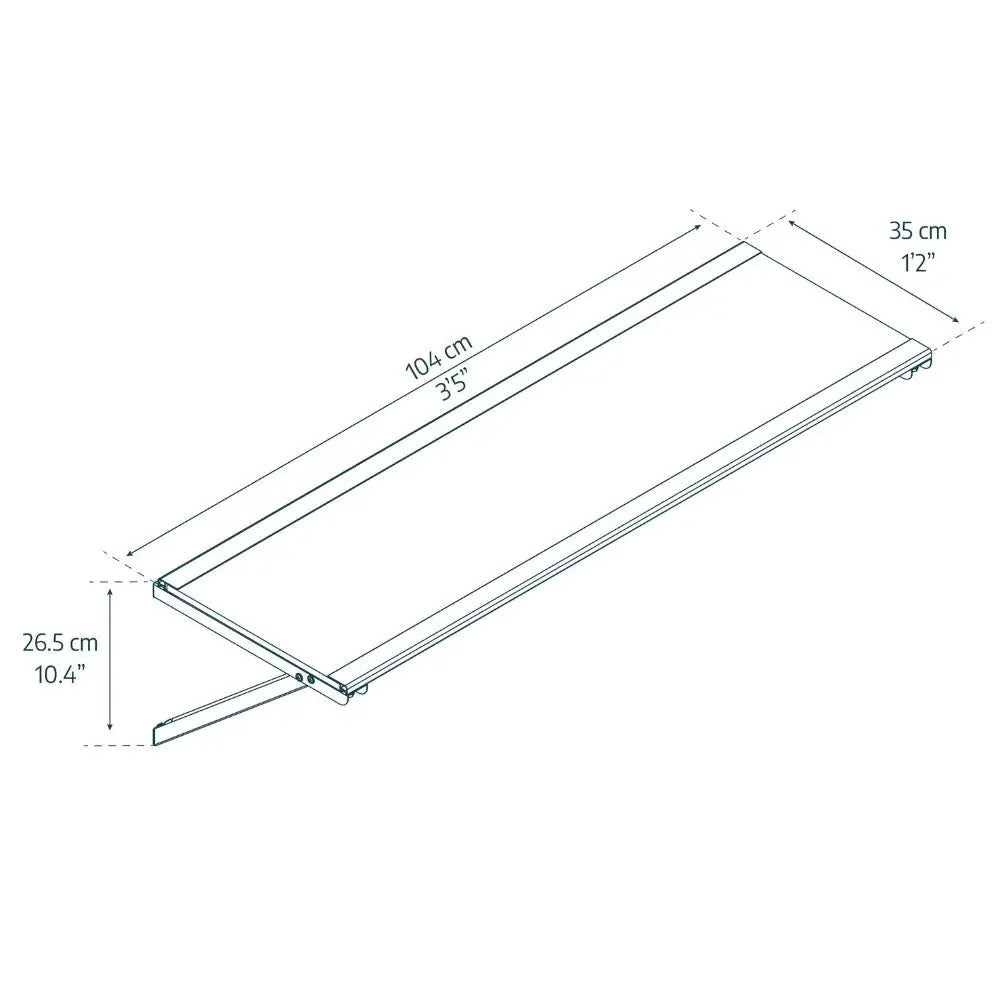 Palram - Canopia Yukon Utility Shed Shelf Kit | HG1085 Palram