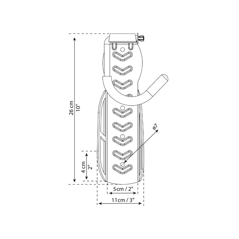 Palram - Canopia Yukon, Rubicon and Skylight Utility Shed Bike Hook | HG1086 Palram