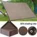 Garden Brown Net Sunshade - UV Protection - The Greenhouse Pros