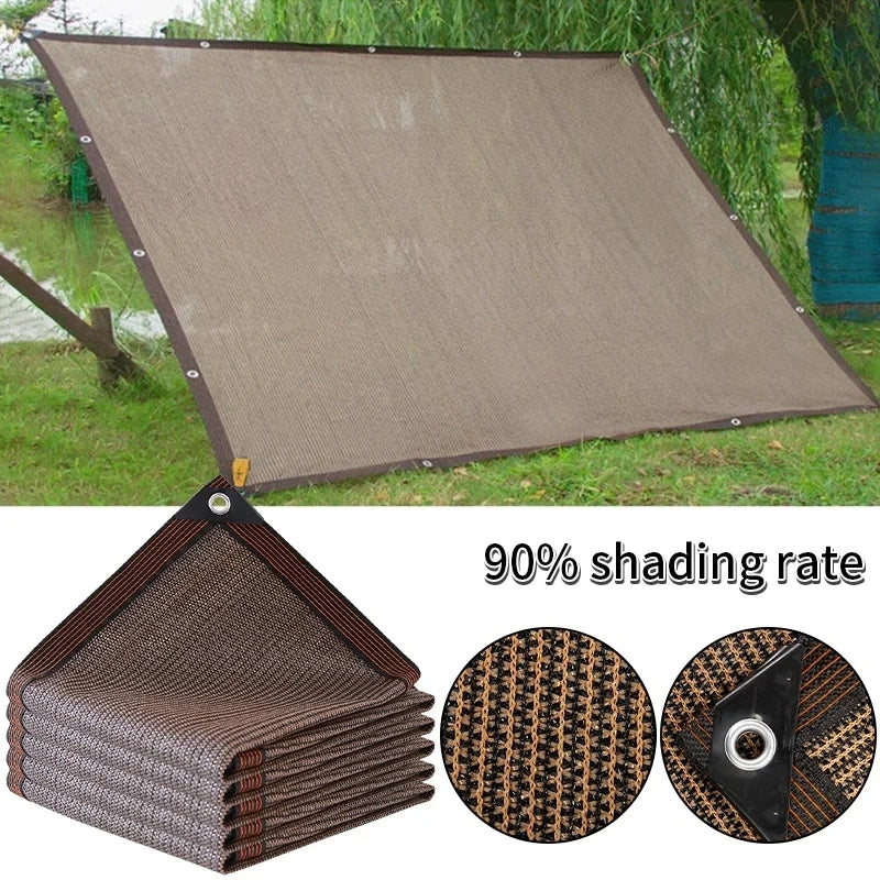 Garden Brown Net Sunshade - UV Protection - The Greenhouse Pros