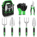 Stainless Steel Garden Tool Set - The Greenhouse Pros