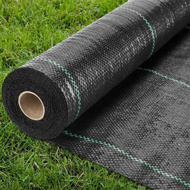 Weed Barrier Fabric Heavy Duty, Woven Weed Control Fabric, Non-Slip Outdoor Rubber Floor Mats, Weed Block Polyethylene Ground Co The Greenhouse Pros