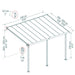 Palram - Canopia Olympia 10' x 18' Patio Cover - White/White | HG8818W Palram