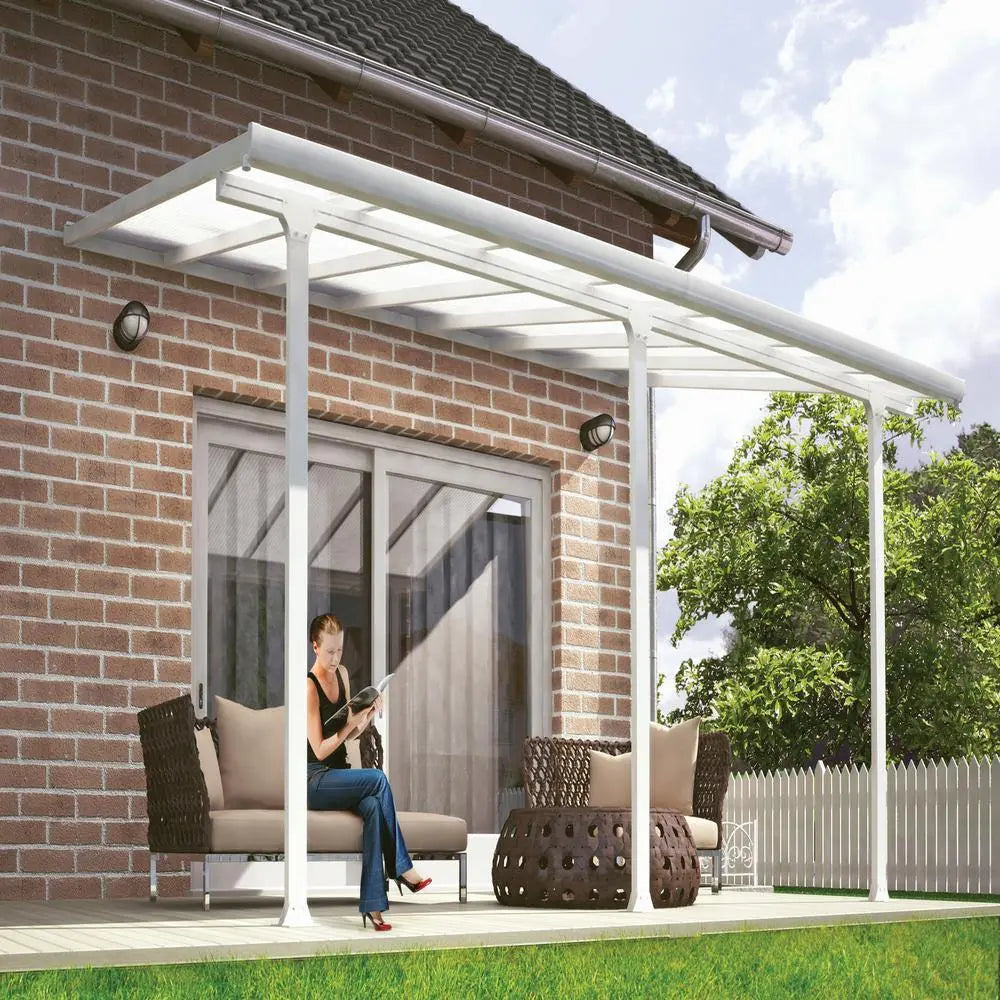 Palram - Canopia Feria 10' x 14' Patio Cover - White/White | HG9314 Palram