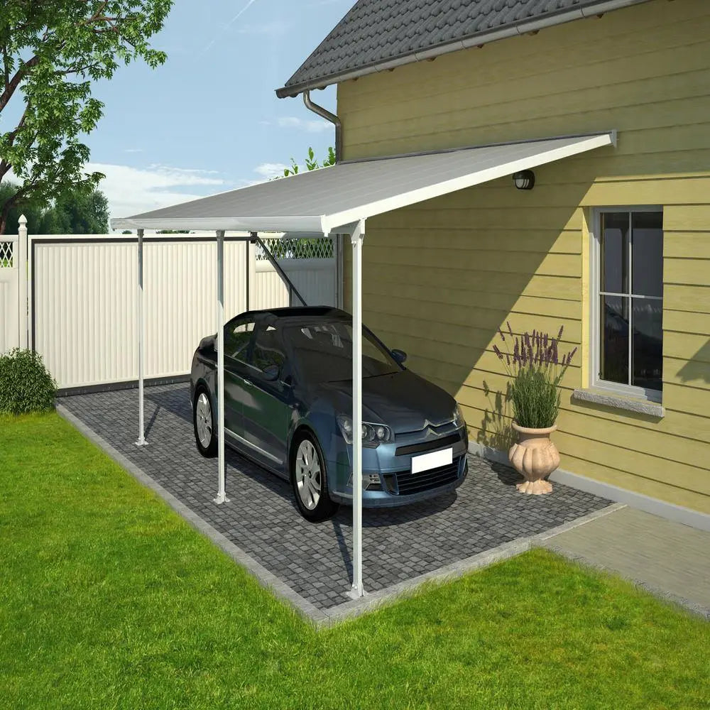 Palram - Canopia Feria 10' x 18' Patio Cover - White/White | HG9318 Palram