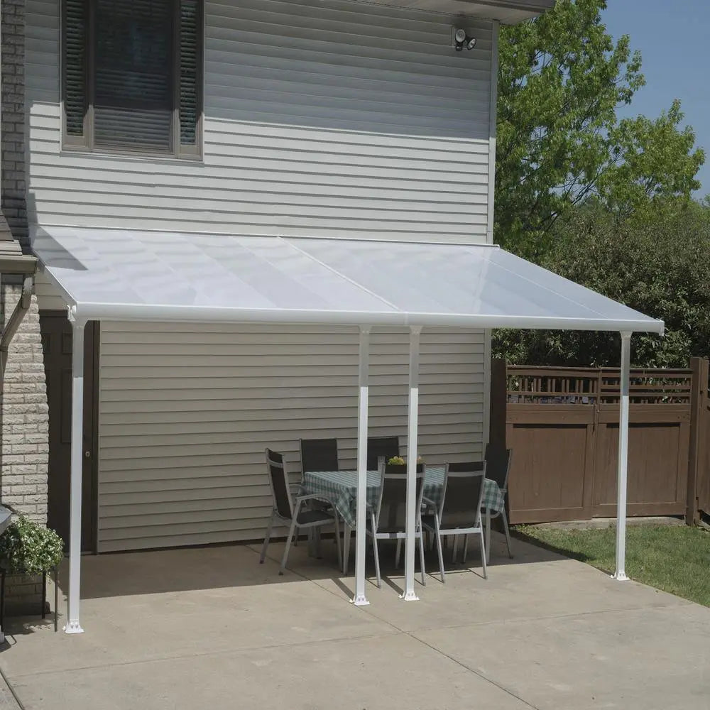 Palram - Canopia Feria 10' x 20' Patio Cover - White/White | HG9320 Palram