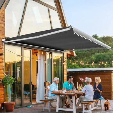 13'x8' /10'x8' / 12'x10' Retractable Sunshade Shelter Patio / Window Outdoor Awning The Greenhouse Pros