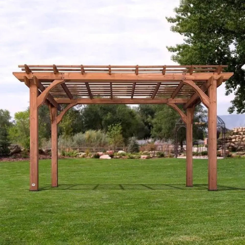 Wood Pergola 4.3m x 3M (14ft x 10 ft) My Store